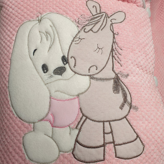 453 Комплект на выписку "Встреча", розовый