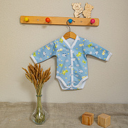 №Д-08 Боди детское с длинным рукавом, футер