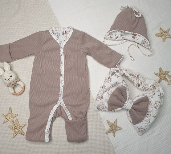 454 Комплект на выписку "Шоколад" зима/демисезон