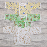 Р-141 Рубашечка детская, со смещенной застежкой на кнопках