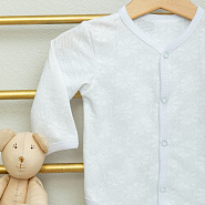 Боди с длинным рукавом, ажурный арт.Д-10