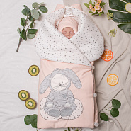 408 Комплект на выписку "Мамина радость, персик, деми