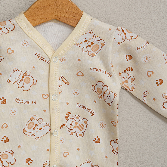 №Д-15 Боди детское с длинным рукавом, интерлок