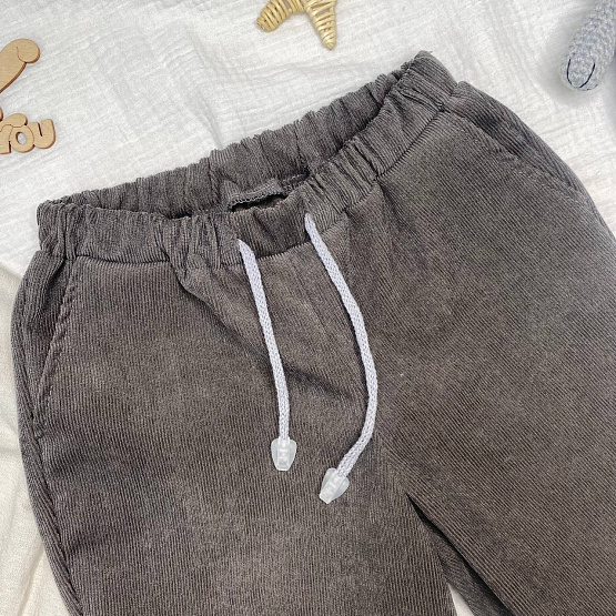 Брюки детские вельветовые арт.Т-104, серый