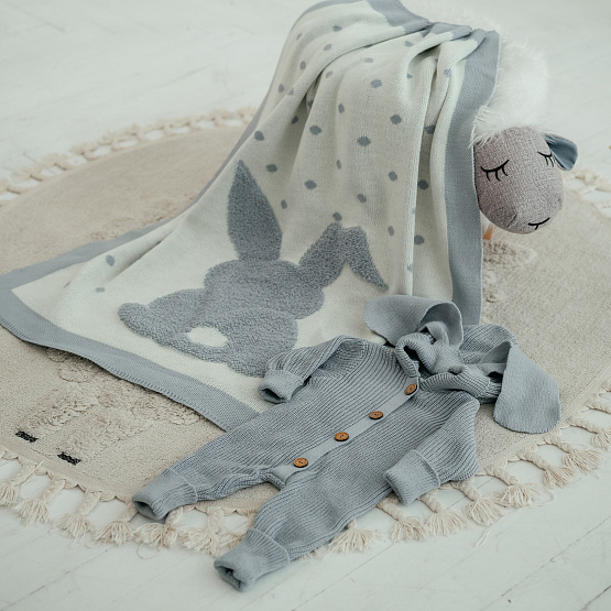 Арт. М-525 Комбинезон "Ушки", серый