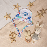 арт.Б-213 Чепчик с принтом, кулирка