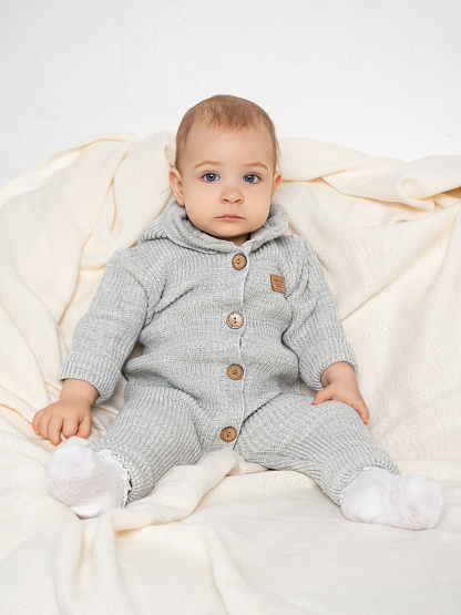 К-501 Комплект вязанный. Серый