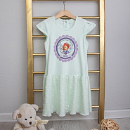 №0837 Платье "My Qween" с принтом