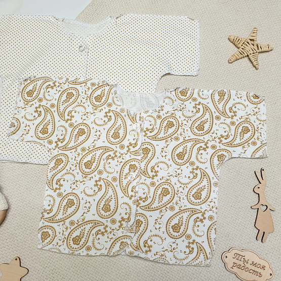 Р-116 Распашонка для новорожденных, на пуговицах