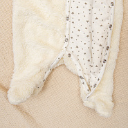 Комбинезон «Плюшик» с капюшоном арт.М-464 молочный