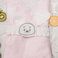 Летний комплект на выписку «Sweet Rabbit» №103 розовый
