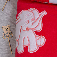 Комплект на выписку №172 "Улыбка" красный