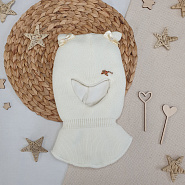 Шапка-шлем дет. "Ушки", для девочки 2-5 лет арт.Б-290