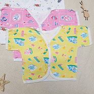 Р-104 Распашонка детская с коротким рукавом, футер