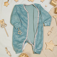 Комбинезон на кнопках "Roxy" арт.М-488 голубой