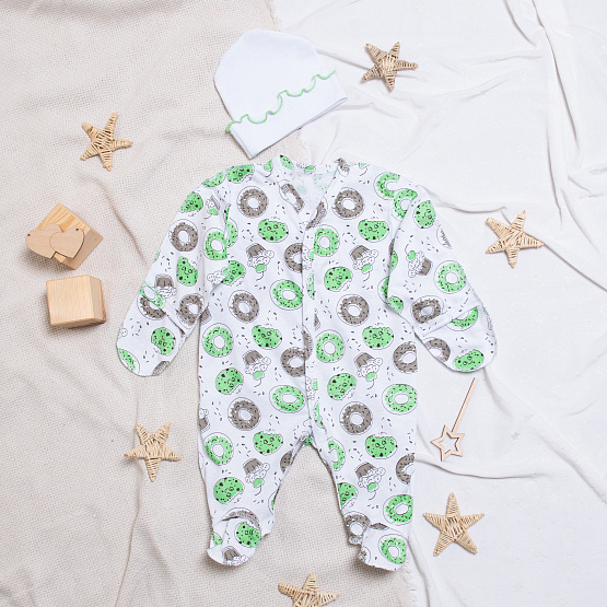 М-519 Комбинезон-слип на кнопках "Пончик"