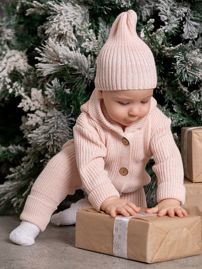 К-501 Комплект вязанный. Пудра