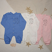 Комбинезон-слип на кнопках арт. М-466 "Зайка"