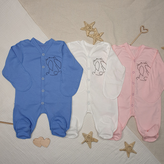 Комбинезон-слип на кнопках арт. М-466 "Зайка"