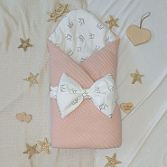 Арт. 444 Конверт на выписку "Счастливчик", пудра