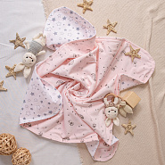 Плед детский "Звездный" арт.0873 розовый