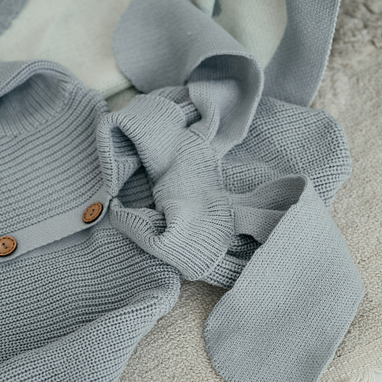 Арт. М-525 Комбинезон "Ушки", серый