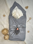 Арт 466 Комплект на выписку "Летнее Чудо " серый