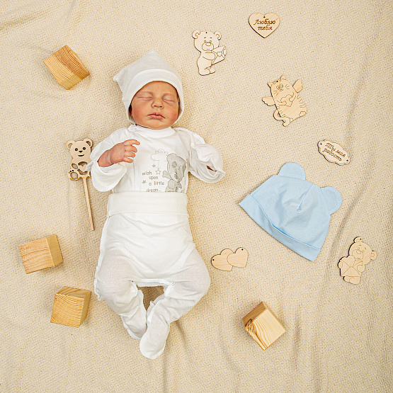 Шапочка с ушками "мишки" Б-275