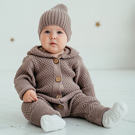 К-501 Комплект вязанный. Шоколад