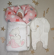 Комплект на выписку " Мишка"