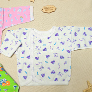 Р-140 Рубашка детская, на кнопках, футер