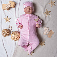 Комбинезон с шапочкой арт.К-330, розовый