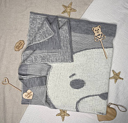 ПВ-34 Плед вязаный "Мишутка"