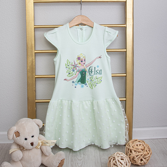 №0837 Платье "My Qween" с принтом принцессы из мультика