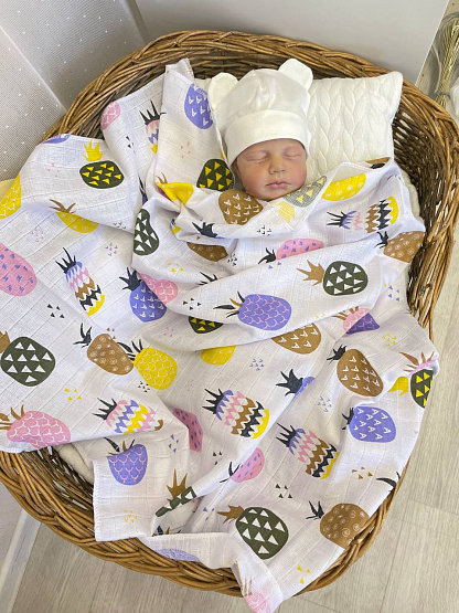 Пелёнка 120х80см (муслин) арт.0325У