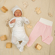 Ползунки для малышей "Еврики" арт.Т-77, молочный