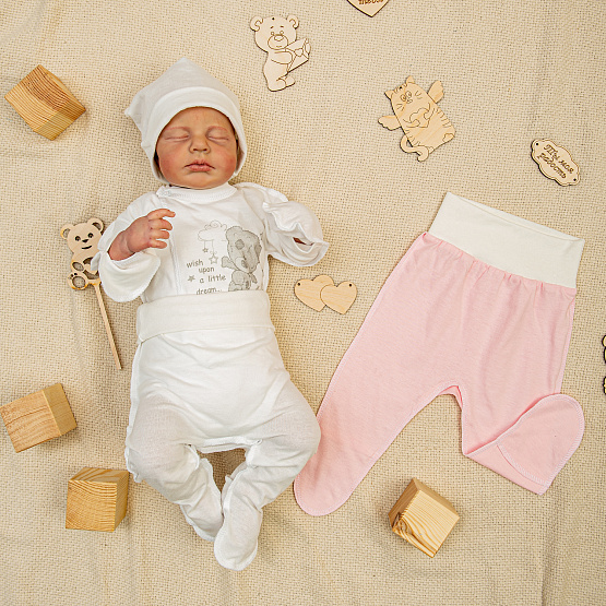 Ползунки для малышей "Еврики" арт.Т-77, молочный