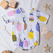 арт.Д-33  Боди детское муслин набивной