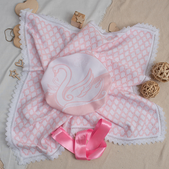 Комплект на выписку "Swan Song" №391 розовый