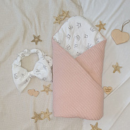 Арт. 444 Конверт на выписку "Счастливчик", пудра