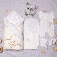 №133 Комплект на выписку "Sunshine", молочный