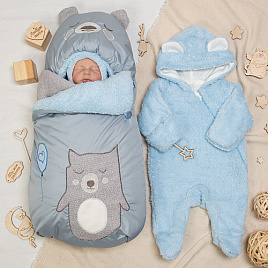 Комплект на выписку "Балу" арт.11-175 голубой