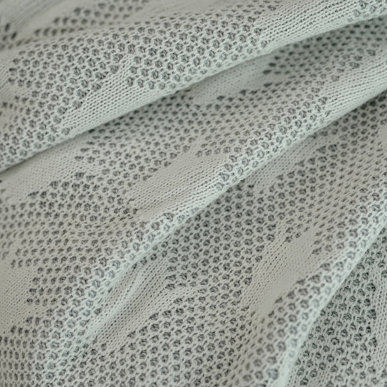 ПВ-31 Плед вязаный "Царский", серый