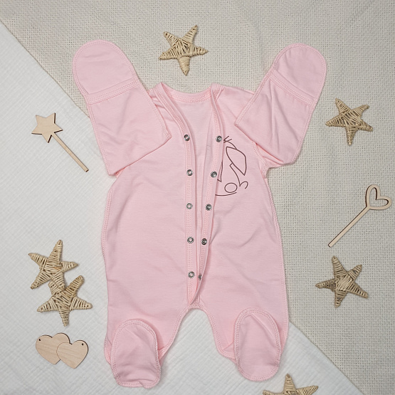 Комбинезон-слип на кнопках арт. М-466 "Зайка"