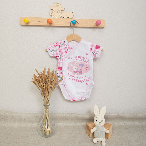 Боди с принтом арт.Д-20, розовый