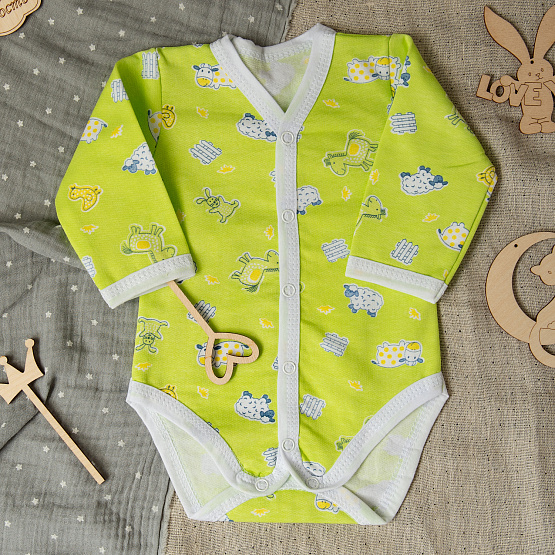 №Д-15 Боди детское с длинным рукавом, интерлок