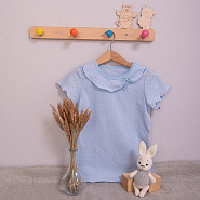 Футболка для девочки ажурная, цветная арт.Ф-108