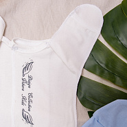 Комплект на выписку "Swan Song" №391 голубой