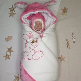 Конверт на выписку Зайка