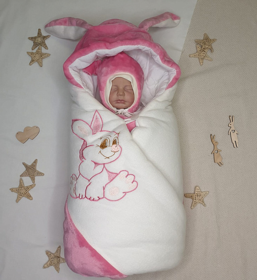 Конверт на выписку Зайка